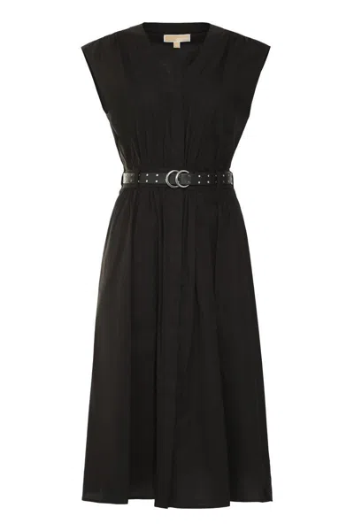 MICHAEL KORS MICHAEL KORS BELTED COTTON DRESS