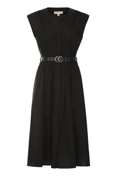 MICHAEL KORS MICHAEL KORS BELTED COTTON DRESS