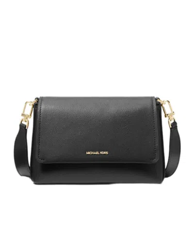 Michael Kors Belted Flap Bag In Black