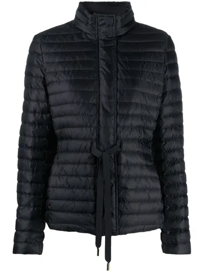 Michael Kors Belted Packable Puffer In Gray