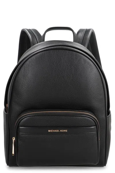 Michael Kors Bex Leather Backpack In Black