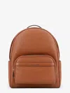 Michael Kors Bex Leather Backpack With Frontal Logo Patch