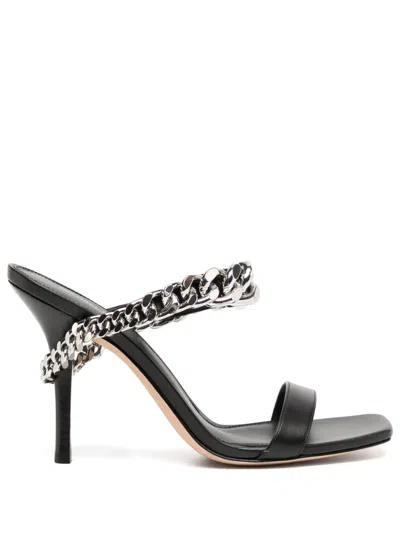 Michael Kors Bianca High Sandals In Black
