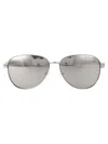 Michael Kors Aviator Sunglasses 0 Mk1160 18936 G In Silver
