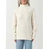 Michael Kors Bicolor Merino Wool Sweatshirt In White