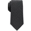 Michael Kors Big & Tall Alonso Neat Patterned Tie In Black