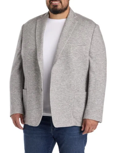 Michael Kors Big & Tall Everyday Knit Sport Coat In Gray