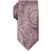 Michael Kors Big & Tall Galena Paisley Tie In Pink