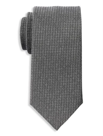 Michael Kors Big & Tall Hinson Textured Tie In Charcoal