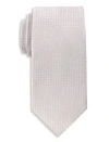 Michael Kors Big & Tall Hinson Textured Tie In White