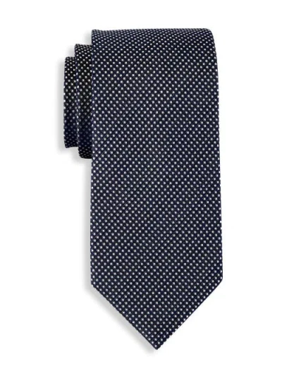 Michael Kors Big & Tall Micro Dot Tie In Blue