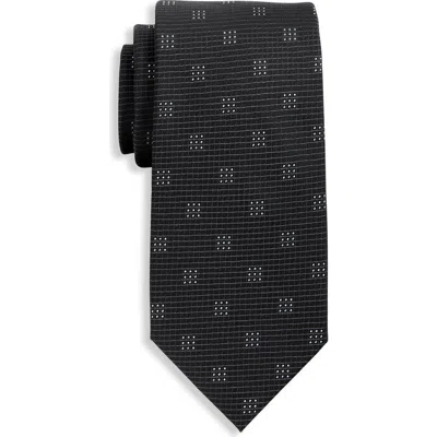 Michael Kors Big & Tall Palais Neat Tie In Neutral
