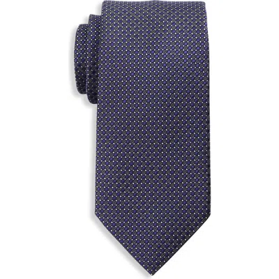 Michael Kors Big & Tall Peregrine Mini Dotted Tie In Blue