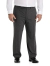 Michael Kors Big & Tall Pinstripe Suit Pants In Grey