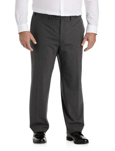 Michael Kors Big & Tall Pinstripe Suit Pants In Grey