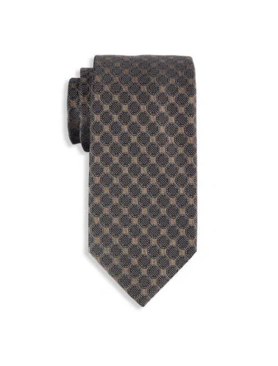 Michael Kors Big & Tall Sorrel Geometric Tie In Black