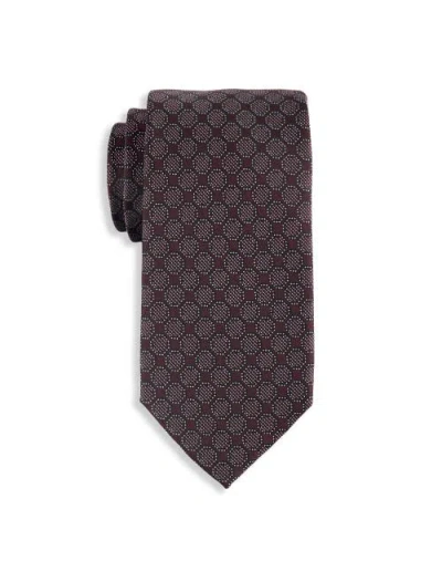 Michael Kors Big & Tall Sorrel Geometric Tie In Brown