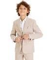 Michael Kors Big Boys Chambray Classic Fit Stretch Suit Jacket