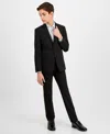 Michael Kors Big Boys Classic Fit Stretch Suit Jacket In Black