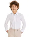 Michael Kors Big Boys Linen Button-down Shirt In White