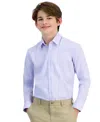 Michael Kors Big Boys Solid Button-up Shirt In Lavendar