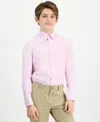 Michael Kors Big Boys Solid Button-up Shirt In Pink