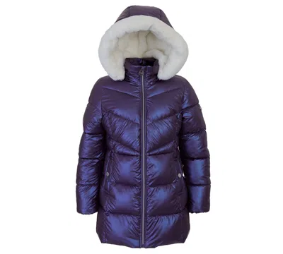 Michael Kors Kids' Big Girls Stadium Puffer Jacket In Black