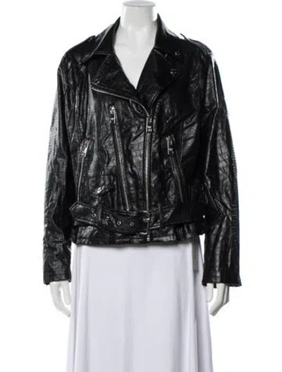Pre-owned Michael Kors Biker Jacket W/ Tags In Black