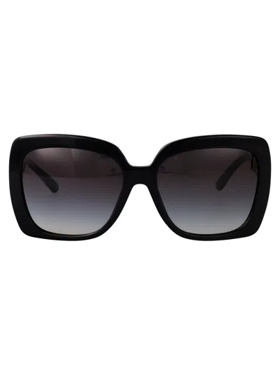 Michael Kors Gray Gradient Square Ladies Sunglasses Mk2140f 30058g 57 In Black