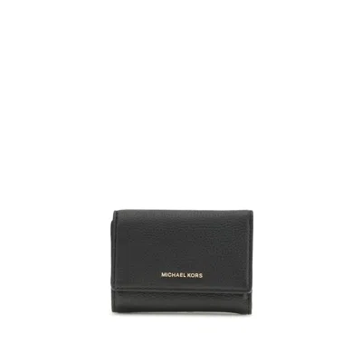 Michael Kors Bryant Wallet In Grained Leather In Black