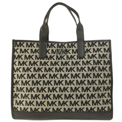 Pre-owned Michael Kors Black Canvas Tote Bag ()