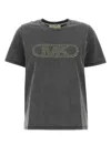 Michael Kors Black Cotton T-shirt In Blackwsh