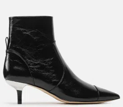 Michael Kors Black Cow Leather Boots