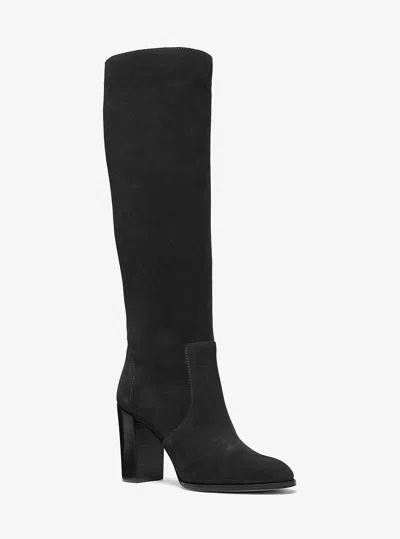 Michael Kors Black Cow Leather Boots