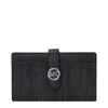 Michael Kors Black Fabric Wallet In Black