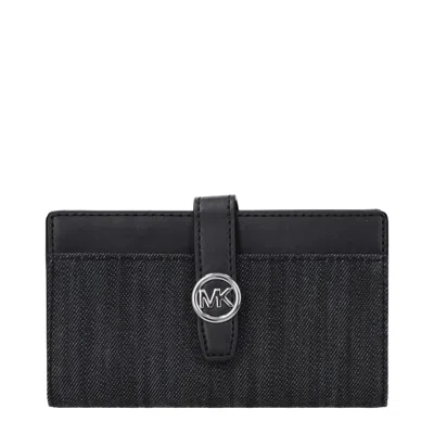 Michael Kors Black Fabric Wallet