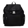 Michael Kors Black Fabric Backpack In Black
