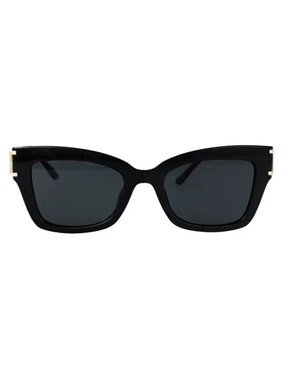 Michael Kors Black Injectate Sunglasses In Orange
