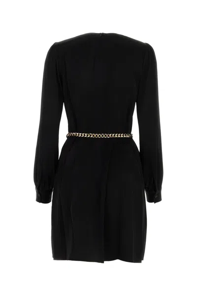 Michael Kors Black Jacquard Mini Dress