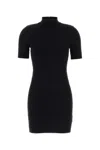 Michael Kors Black Knit Mini Dress In Black