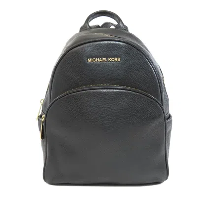 Pre-owned Michael Kors Black Leather Backpack ()