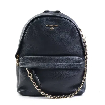 Pre-owned Michael Kors Black Leather Backpack ()