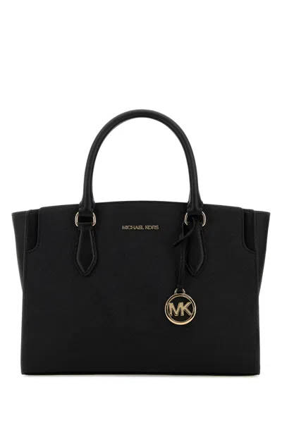 Michael Kors Black Leather Becca Handbag