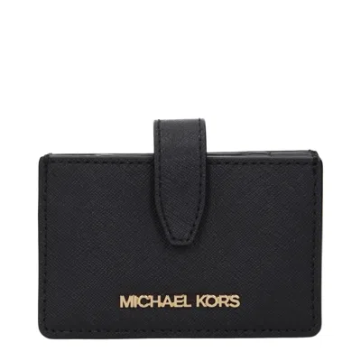 Michael Kors Black Leather Cardholder