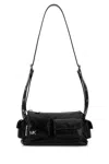 Michael Kors Black Leather Dakota Crossbody Bag In Black