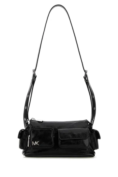 Michael Kors Black Leather Dakota Crossbody Bag