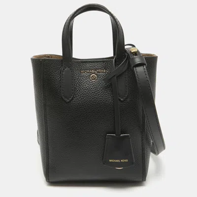 Pre-owned Michael Kors Black Leather Extra Small Sinclair Tote