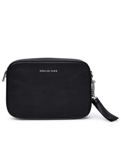 Michael Kors Black Leather Ginny Cross-body Bag