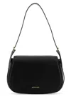 Michael Kors Leather Moore Shoulder Bag In Black