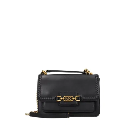 Michael Kors Black Leather Shoulder Bag